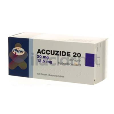 ACCUZIDE FORT 20 MG/25 MG 30 FILM KAPLI TABLET