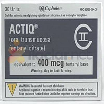 ACTIQ 400 MCG OROMUKOZAL APLIKATORLU 3 PASTIL