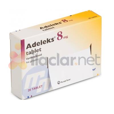 ADELEKS 8 MG 20 TABLET