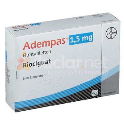 ADEMPAS 1,5 MG 42 FILM KAPLI TABLET