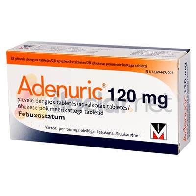 ADENURIC 120 MG 28 FILM KAPLI TABLET