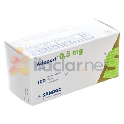 ADOPORT 0,5 MG 50 KAPSUL