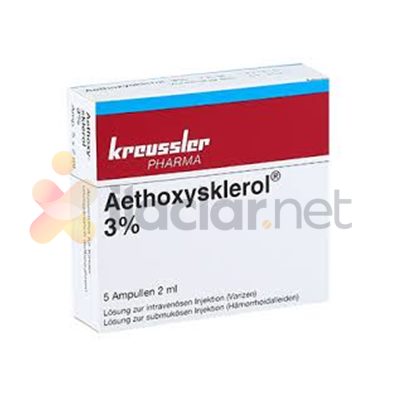 AETHOXYSKLEROL % 3 I.V. ENJEKSIYONLUK COZELTI ICEREN AMPUL ( 2 ML X 5 AMPUL )