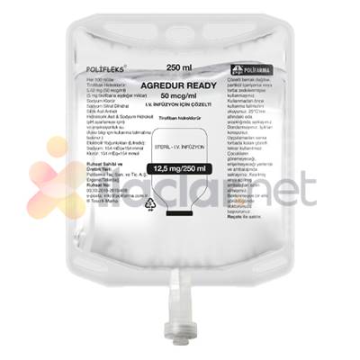 AGREDUR READY 50 MCG/ML I.V. INFUZYON ICIN COZELTI (250 ML)