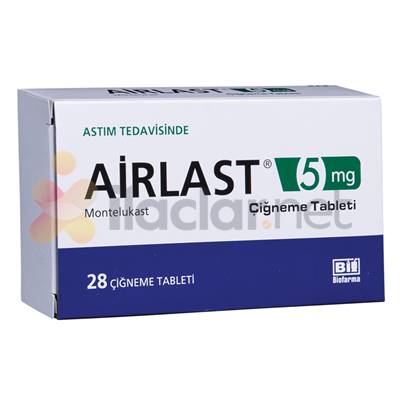 AIRLAST 5 MG 28 CIGNEME TABLETI
