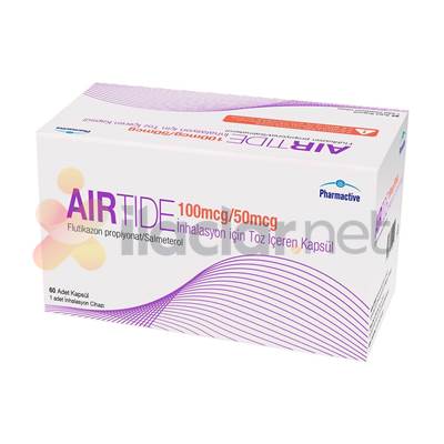AIRTIDE 100 MCG/50 MCG INHALASYON ICIN TOZ ICEREN KAPSUL