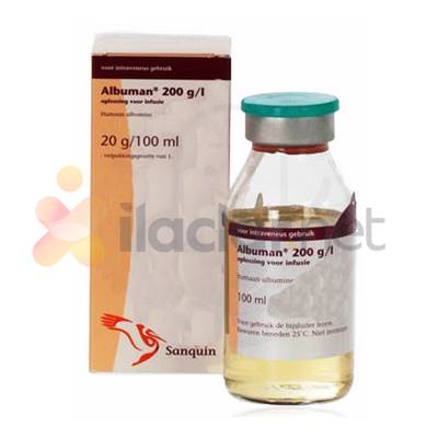 ALBUMAN 200 MG/ML 50 ML INFUZYON ICIN COZ. ICEREN 1 FLAKON