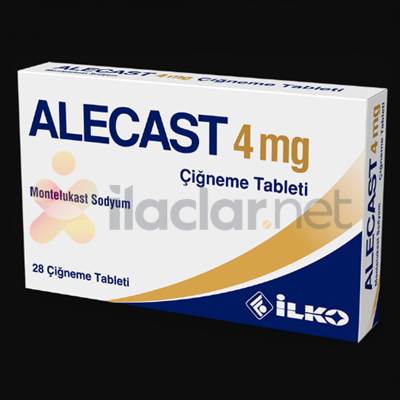 ALECAST 4 MG 28 CIGNEME TABLET