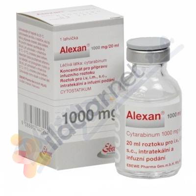 ALEXAN 100 MG/5 ML IV/SC 10 INT. ENJ. INF. ICIN COZ. ICEREN 10 FLAKON