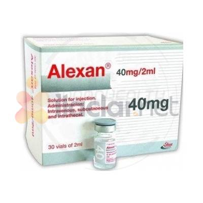 ALEXAN 40 MG/2 ML 30 FLAKON
