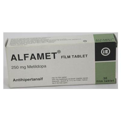 ALFAMET 250 MG FILM KAPLI TABLET