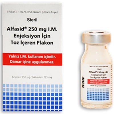 ALFASID 250 MG IM ENJ.ICIN TOZ ICEREN FLAKON