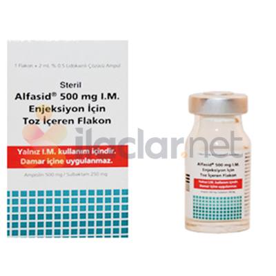 ALFASID 500 MG IM ENJ.ICIN TOZ ICEREN FLAKON