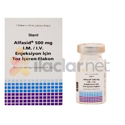 ALFASID 500 MG IM/IV ENJ.ICIN TOZ ICEREN FLAKON