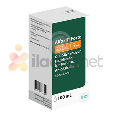 ALFOXIL FORTE 250 MG/ 5 ML ORAL SUSPANSIYON HAZIRLAMAK ICIN KURU TOZ (100 ML)