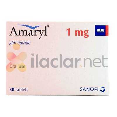 AMARYL 1 MG 30 TABLET