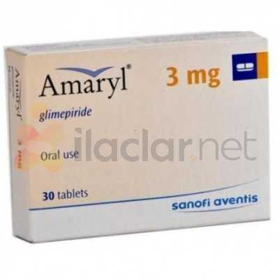 AMARYL 3 MG 30 TABLET