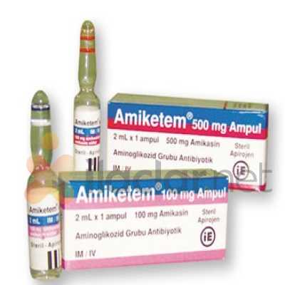 AMIKETEM 100 MG/2 ML ENJEKSIYONLUK COZELTI
