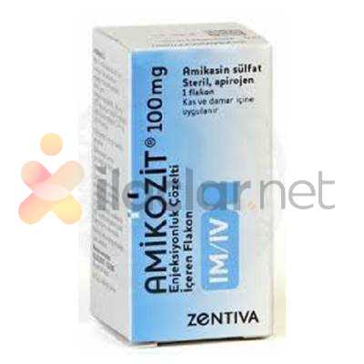 AMIKOZIT 100 MG 1 FLAKON