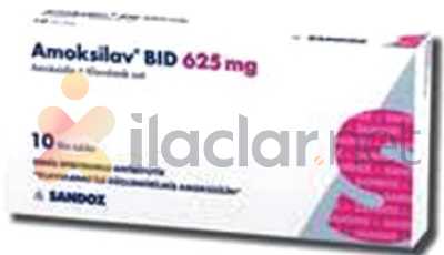 AMOKSILAV 625 MG QUICKTAB AGIZDA DAGILAN 10 TABLET