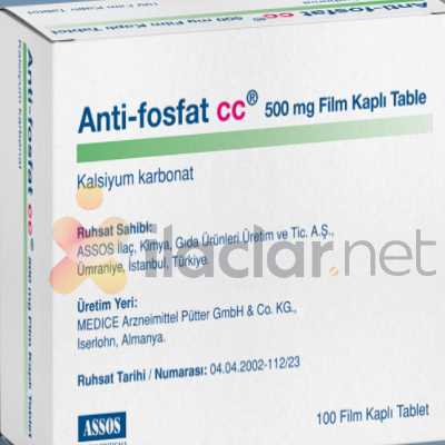ANTI-FOSFAT CC 500 MG 100 TABLET