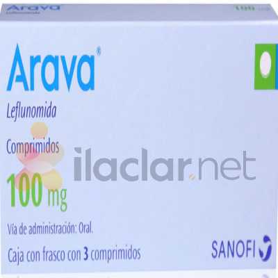 ARAVA 100 MG 3 FILM TABLET