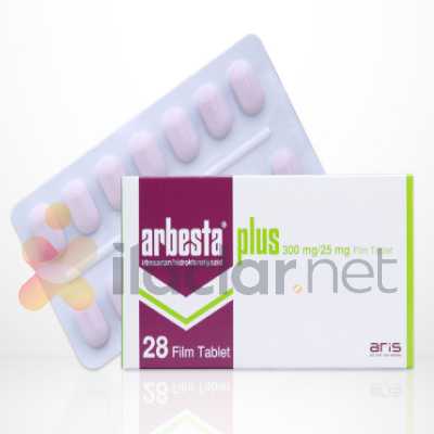 ARBESTA PLUS 300 MG/25 MG 28 FILM TABLET