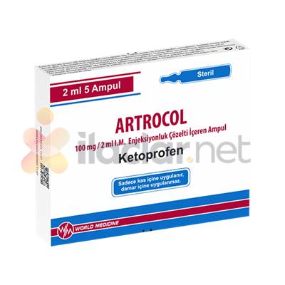 ARTROCOL 100 MG/2 ML IM ENJEKSIYONLUK COZELTI ICEREN 5 AMPUL