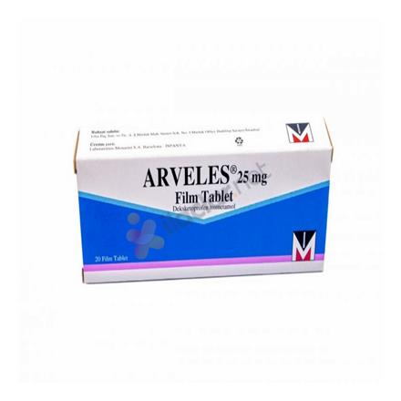 ARVELES 25 mg 20 film tablet