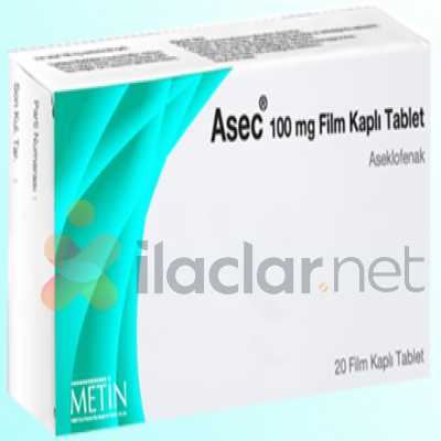 ASEC 100 MG 20 FILM TABLET