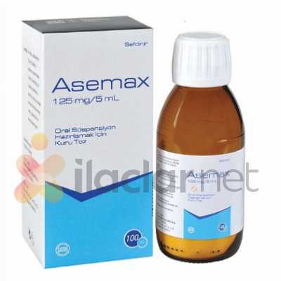 ASEMAX 125 MG/5 ML ORAL SUSPANSIYON HAZIRLAMAK ICIN KURU TOZ 100 ML
