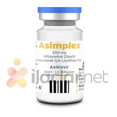 ASIMPLEX 250 MG ENJEKSIYONLUK COZELTI HAZIRLAMAK ICIN LIYOFILIZE TOZ (1 FLAKON)
