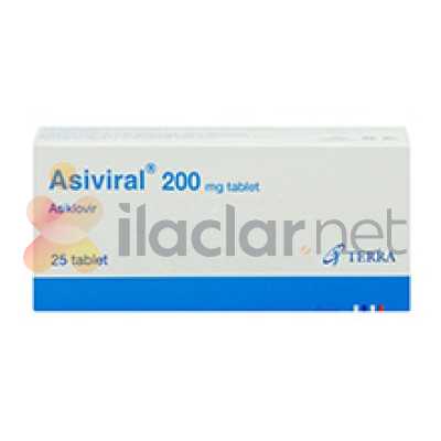 ASIVIRAL 200 MG 25 TABLET