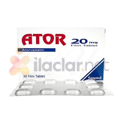 ATOR 20 MG 90 FILM TABLET