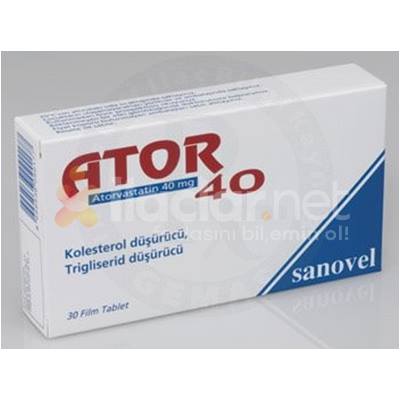 ATOR 40 MG 30 FILM TABLET