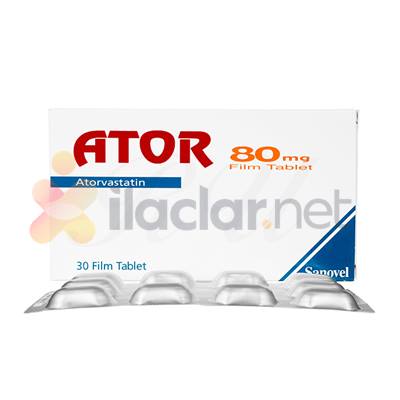ATOR 80 MG 90 FILM TABLET