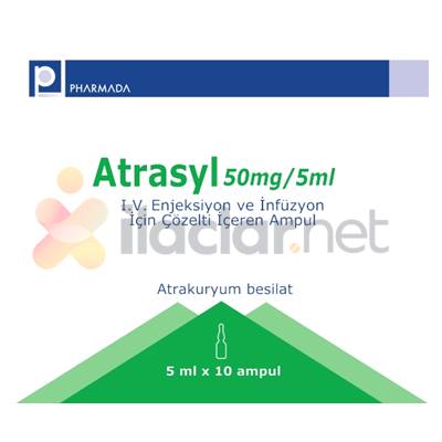 ATRASYL 50 MG/5 ML IV ENJEKSIYON VE INFUZYON ICIN COZELTI ICEREN 10 AMPUL