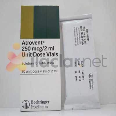 ATROVENT 250 MCG/2 ML TEK DOZLUK INHALASYON SOLUSYON 20 FLAKON