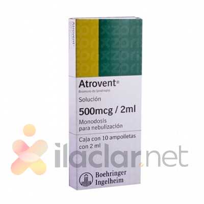 ATROVENT 500 MCG/2 ML TEK DOZLUK INHALASYON SOLUSYON 20 FLAKON