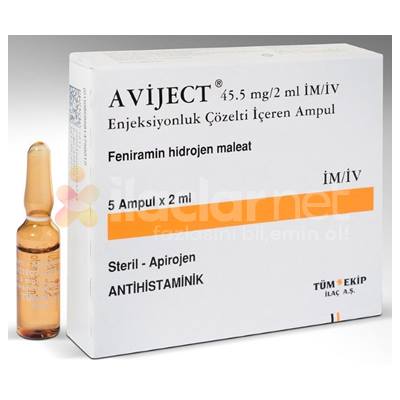 AVIJECT 45,5 MG/2 ML IM/IV 5 AMPUL