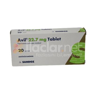 AVIL 22,7 MG TABLET