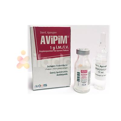 AVIPIM 1 GR IM/IV ENJEKTABL TOZ ICEREN 1 FLAKON