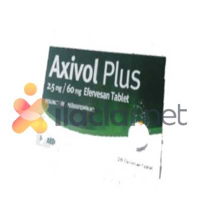 AXIVOL PLUS 60/2,5 MG 20 EFERVESAN TABLET