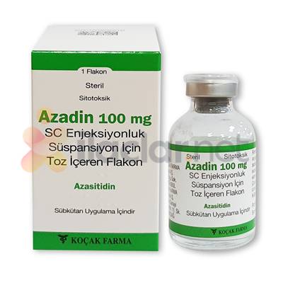 AZADIN 100 MG SC ENJEKSIYONLUK SUSPANSIYON ICIN TOZ ICEREN 1 FLAKON