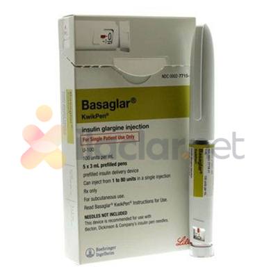 BASAGLAR KWIKPEN 100 U/ML SC KULLANIM ICIN ENJ. COZELTI ICEREN HAZIR KALEM (6 KALEM)