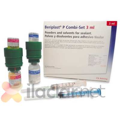 BERIPLAST-P COMBI SET 3 ML TROMBIN COZELTISI VE 3 ML FIBRINOJEN COZ. ICEREN FIBRIN YAPISTIRICI