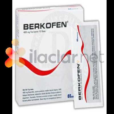 BERKOFEN 400 MG TOZ ICEREN 10 SASE