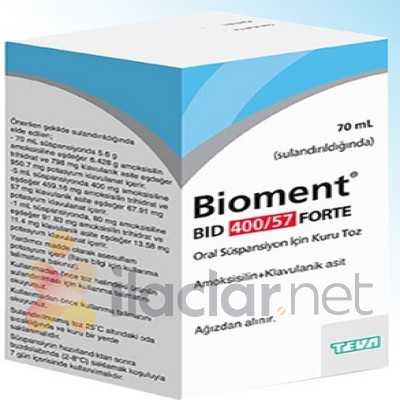 BIOMENT BID FORTE 400/57 70 ML ORAL SUSPANSIYON