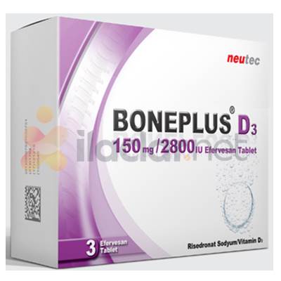 BONEPLUS D3 150 MG/2800 IU 3 EFERVESAN TABLET