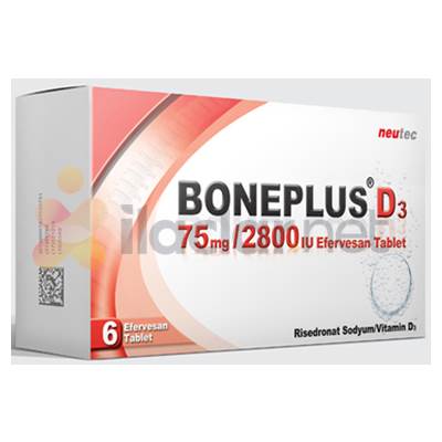 BONEPLUS D3 75 MG/2800 IU 6 EFERVESAN TABLET